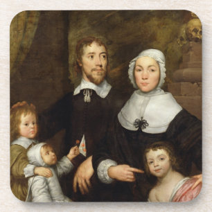 Posavasos Retrato de una familia, probablemente de que de