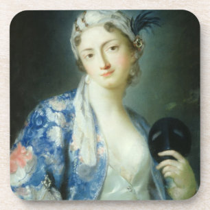 Posavasos Retrato de una mujer