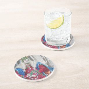 Posavasos Retrato detallado del Rey Holly