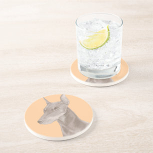Posavasos Retrato Doberman