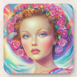 Posavasos Retrato etéreo de la corona