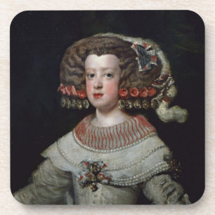 Posavasos Retrato fut de Maria Teresa de la infanta de los