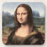 Posavasos Retrato/pintura de Mona Lisa<br><div class="desc">La Mona Lisa del artista Leonardo da Vinci,  que se ha aclamado como "el más conocido,  haber visitado,  escrito alrededor,  cantado alrededor,  la obra de arte parodiada del mundo."</div>