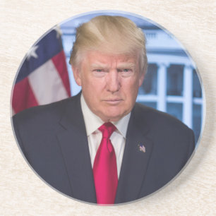 Posavasos Retrato presidencial oficial de Donald Trump