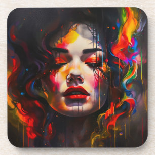 Posavasos Retrato Surrealista Audaz