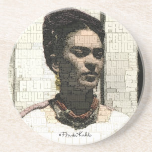 Posavasos Retrato textil de Frida Kahlo