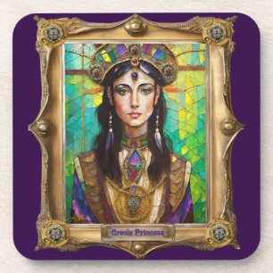 Posavasos Retratos reales del Mardi Gras - La Princesa Creol