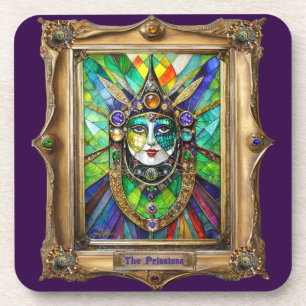 Posavasos Retratos reales del Mardi Gras - La sacerdotisa