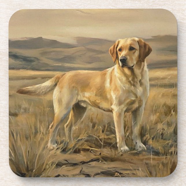 Posavasos Retriever de Labrador (Frente)