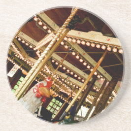 Posavasos Retro Carousel Rooster