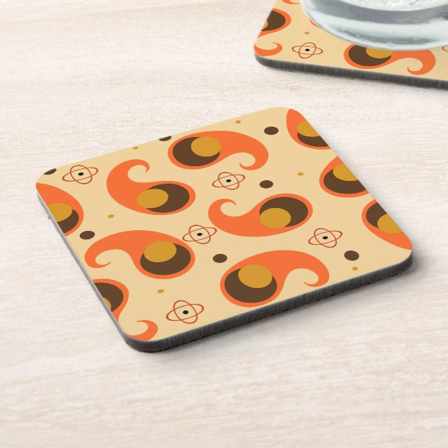 Posavasos Retro Paisley (Lado Izquierdo)