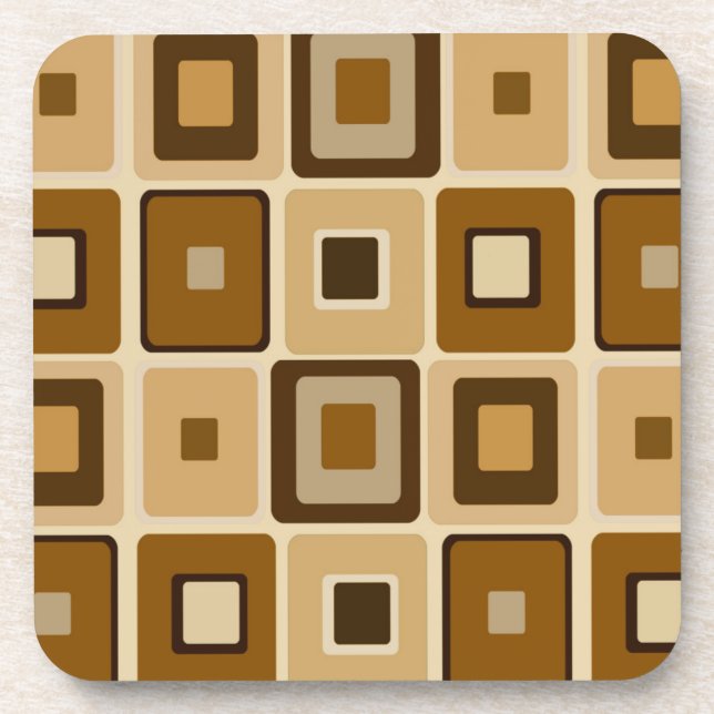 Posavasos Retro Square Coasters (Frente)