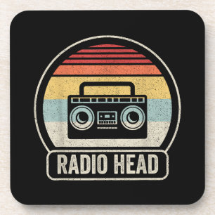 Posavasos Retro Vintage Radio Head