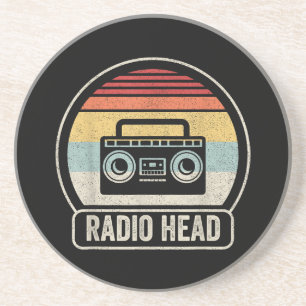 Posavasos Retro Vintage Radio Head