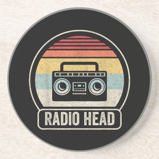 Posavasos Retro Vintage Radio Head (Frente)