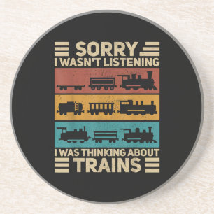 Posavasos Retro Wagon Train Lover Modelo Conductor Ferroviar