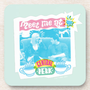 Posavasos Reúnete conmigo en Central Perk Neon Graphic