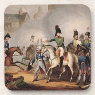 Posavasos Reunión de los emperadores del ruso y de Austria,