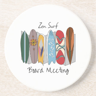 Posavasos Reunión de tabla de surf Zen