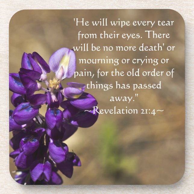 Posavasos Revelación 21:4 (Frente)