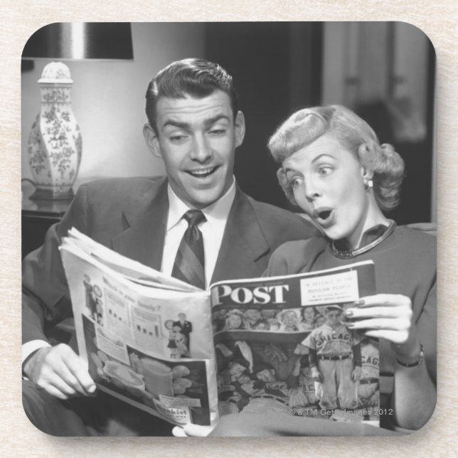 Posavasos Revista de la lectura de los pares (Frente)