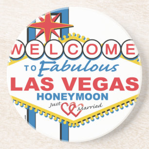Posavasos Revista de luna de miel de Las Vegas