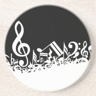 Posavasos Revoltijo de símbolos musicales