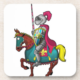 Posavasos Rey arthur medievil caballero y caballo