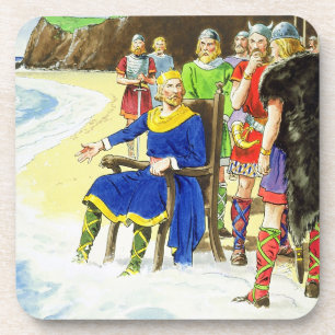 Posavasos Rey Canute (c.995-1035) de 'píos en el pasado