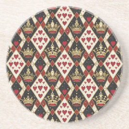 Posavasos Rey & Reina de Corazones