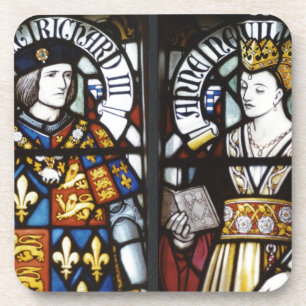 Posavasos Rey Richard III y reina Anne de Inglaterra