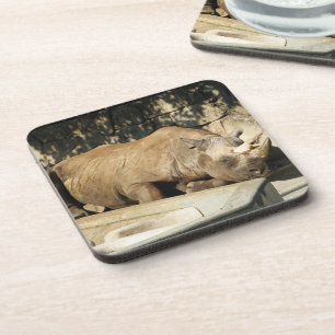 Posavasos Rhino durmiente