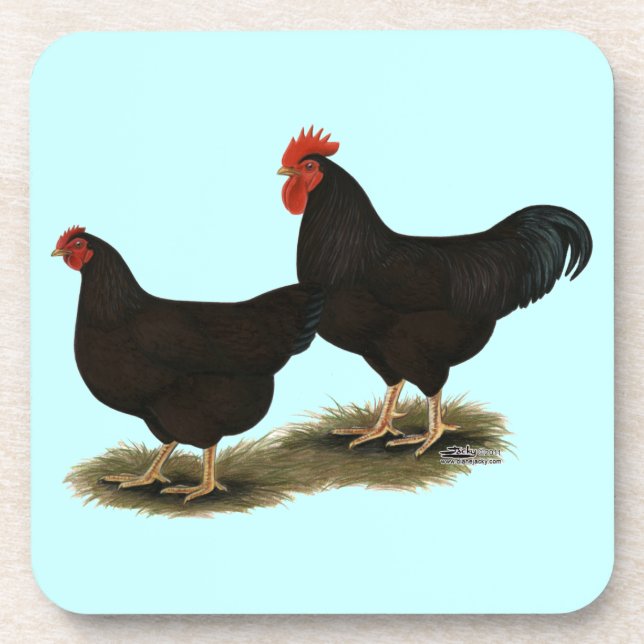 Posavasos Rhode Island Red Bantams (Frente)