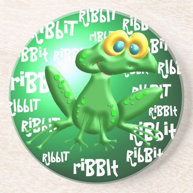 Posavasos ¡Ribbit! (Frente)