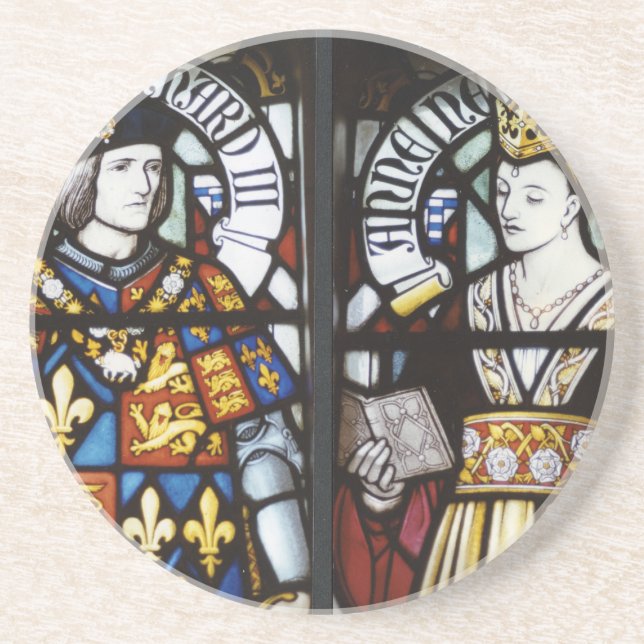 POSAVASOS RICHARD III Y REINA ANNE DE INGLATERRA (Frente)