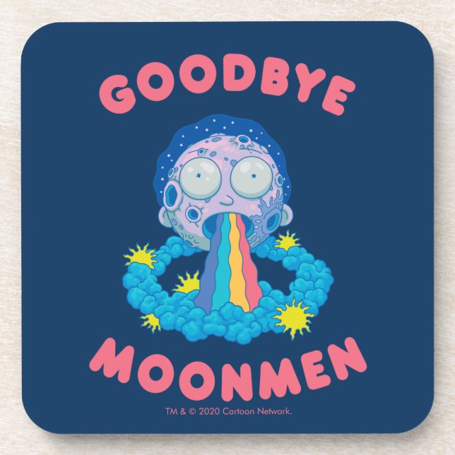 Posavasos RICK AND MORTY™ | Adiós Moonmen (Frente)