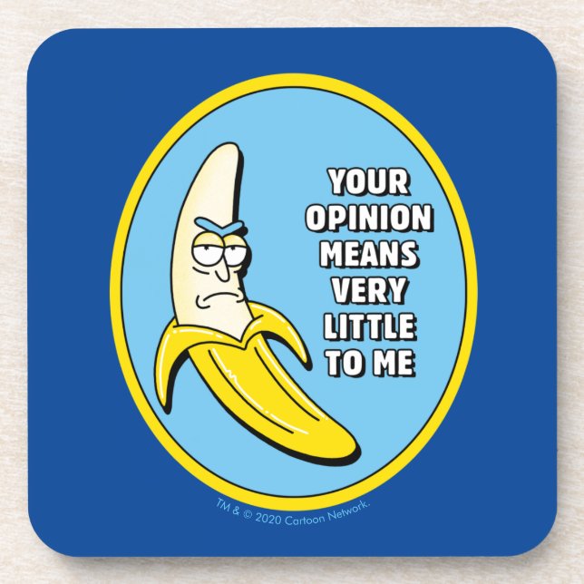 Posavasos RICK AND MORTY™ | Banana Rick Badge (Frente)