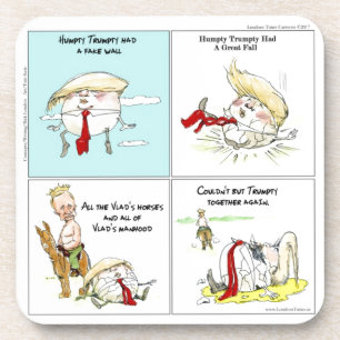 Posavasos Rick London "Trumpty Dumpty" Regalo Divertido de T