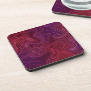 Posavasos Rico vino tinto púrpura flujo orgánico 