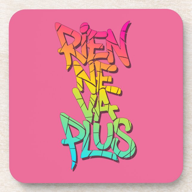 Posavasos Rien ne va plus (Frente)