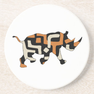 Posavasos Rinoceronte negro de los desastres del Dodo