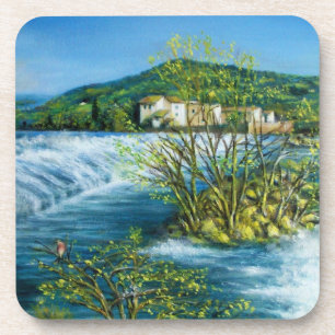 Posavasos RÍO ARNO EN EL Paisaje Toscano ROVEZZANO Florencia