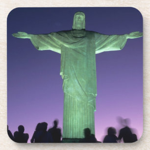 Posavasos Río de Janeiro, Brasil. el Cristo Estatua en