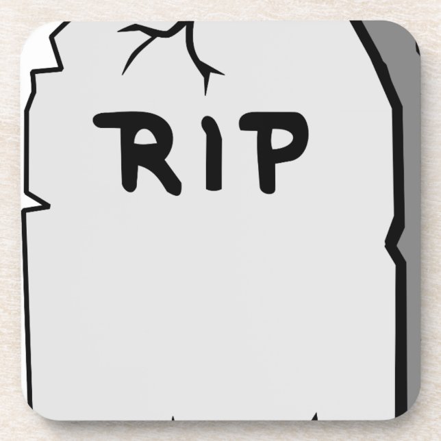 Posavasos Rip Head stone (Frente)