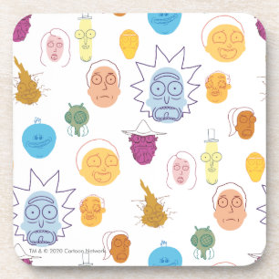 Posavasos RIQUEZA Y MORTY™  Obtener Schwifty