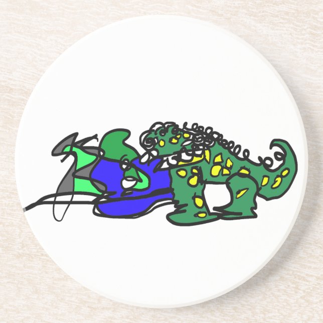 Posavasos Ritmo de cocodrilo (Frente)