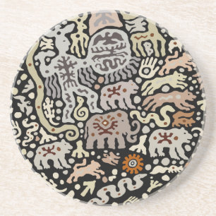 Posavasos Ritual del Peyote Chamánico