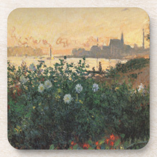 Posavasos Riverbank florido, Argentina - Claude Monet