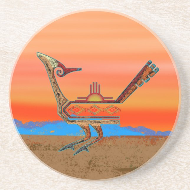 Posavasos Roadrunner de New México (Frente)