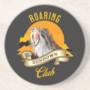 Posavasos Roaring Sundown Club Sabertooth Tiger